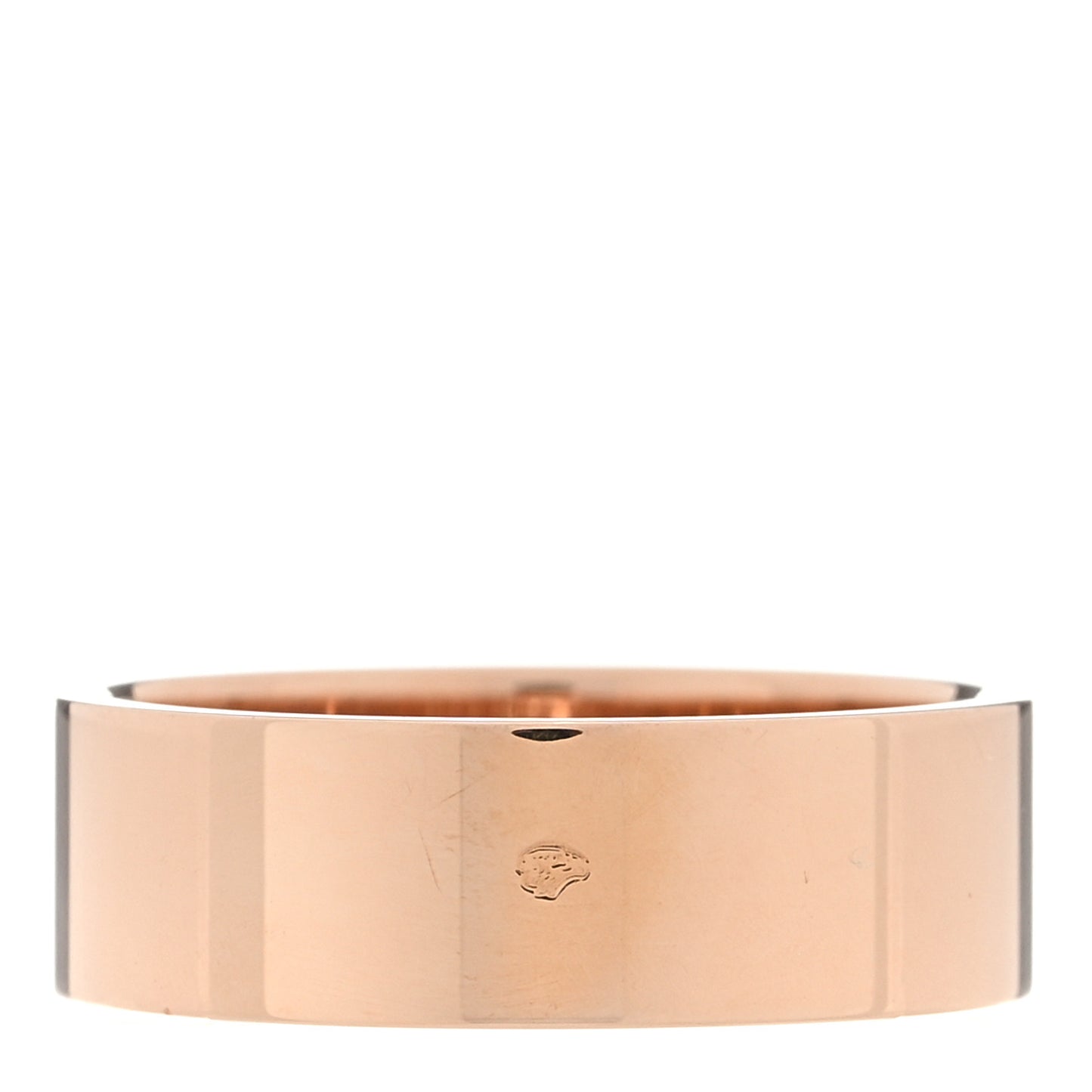 18K Rose Gold Diamond PM H D'Ancre Ring 49 5