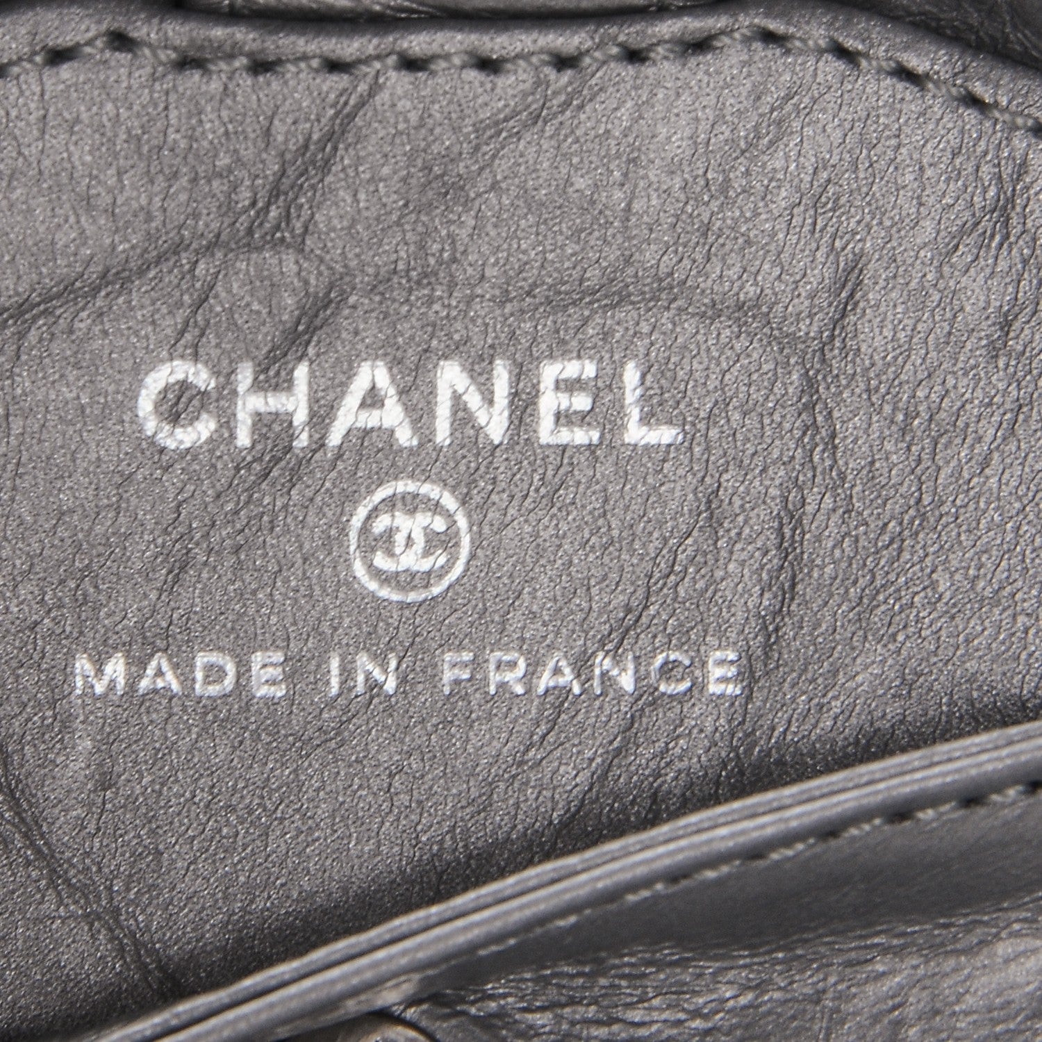 Chanel Metallic Aged Calfskin Quilted Belt Waist Bag Silver 9 of 10