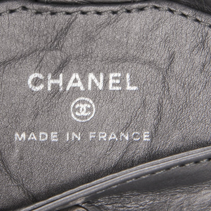 Chanel Metallic Aged Calfskin Quilted Belt Waist Bag Silver 9 of 10