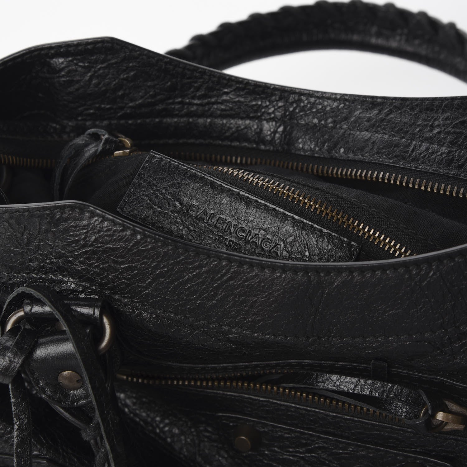 Balenciaga Agneau Classic Hardware Town Black 8 of 10