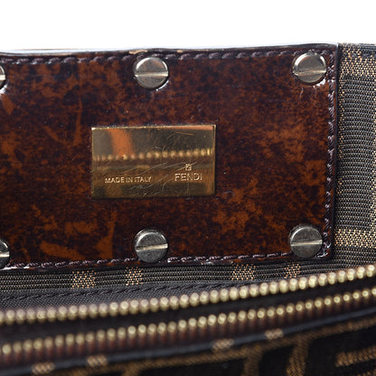 Fendi Zucca Small Mia Tote Tobacco 6 of 11