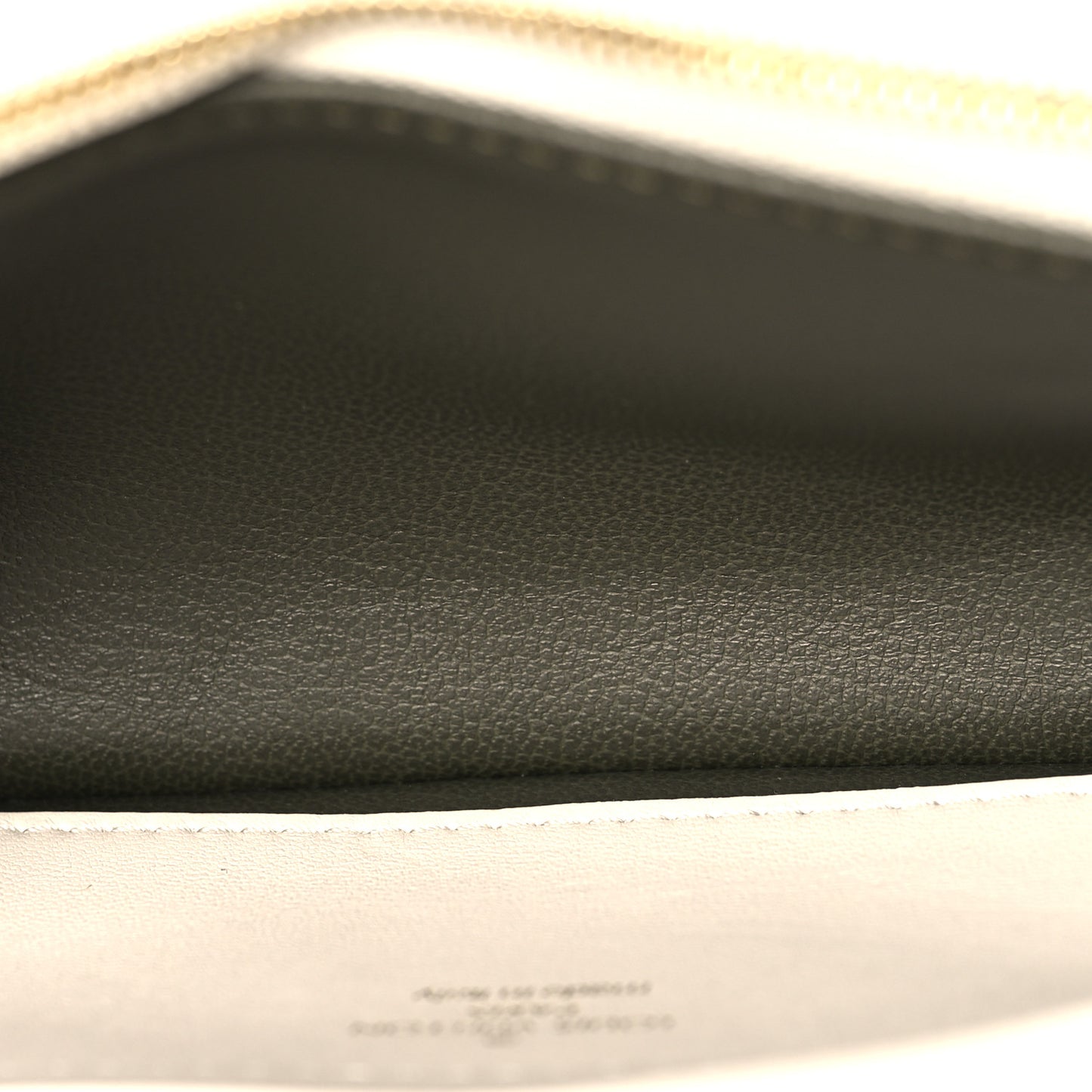 Lambskin Embossed Monogram Pochette Coussin Crossbody Creme