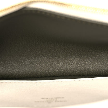 Louis Vuitton Lambskin Embossed Monogram Pochette Coussin Crossbody Creme 6 of 11