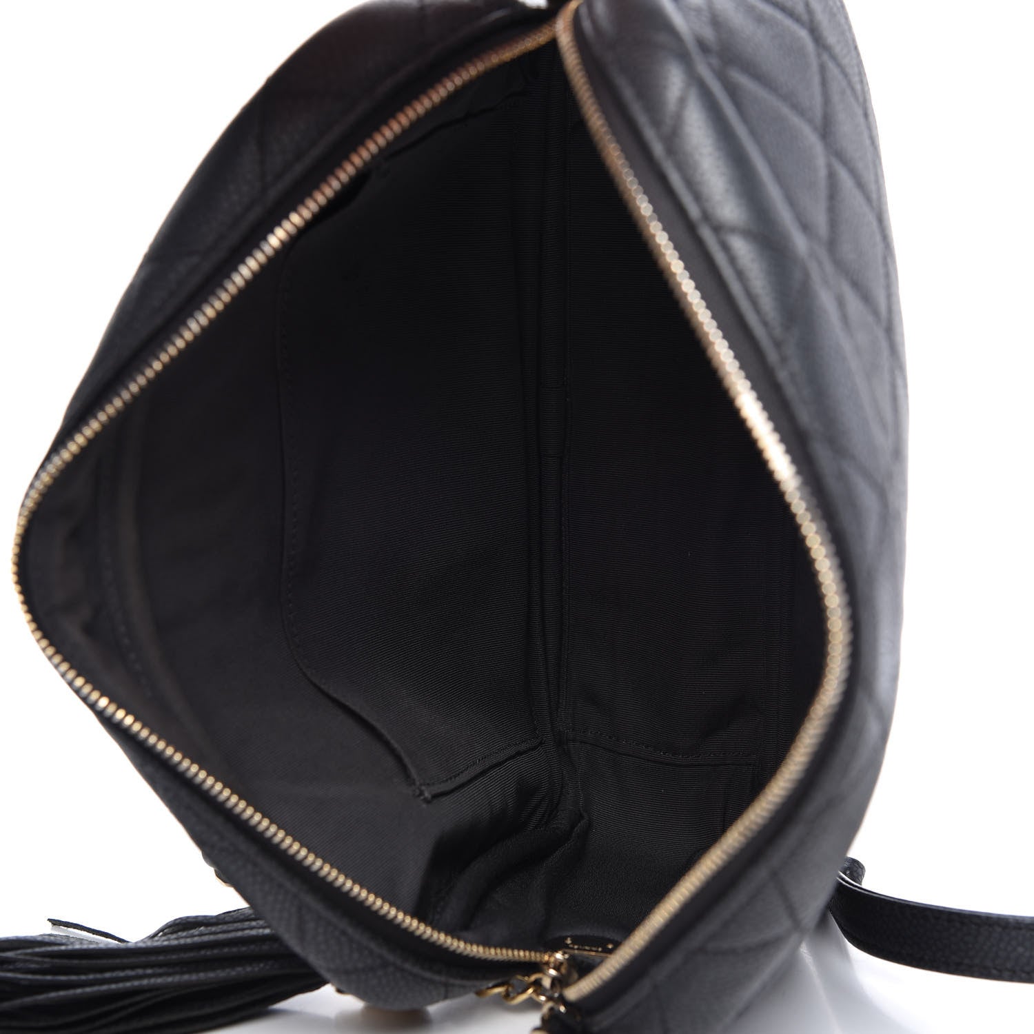 Chanel Iridescent Caviar Quilted Small Coco Tassel Camera Case Black 5 of 11