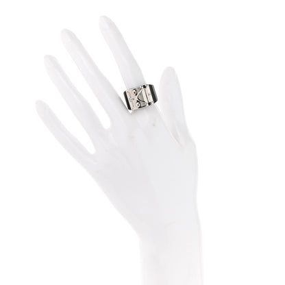 Louis Vuitton Lock Me Ring 6.5 M Black 2 of 5