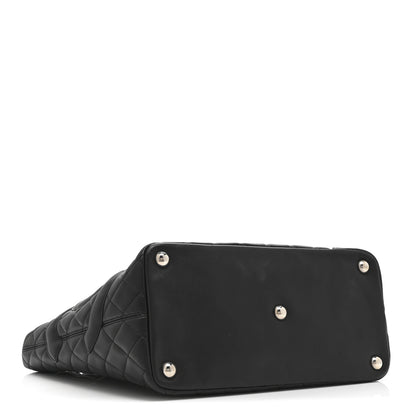 Chanel Calfskin Quilted Large Cambon Tote Black 4 of 10