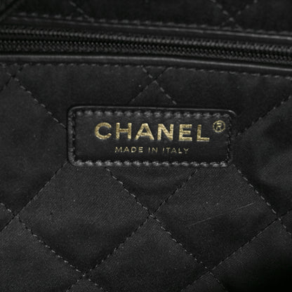 Chanel Shiny Caviar Quilted Monochrome Small Chanel 22 Black 7 of 13