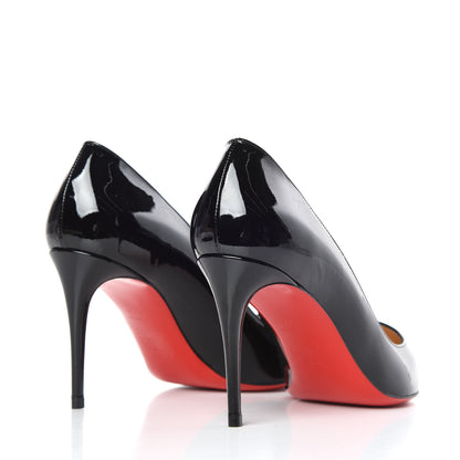 Christian Louboutin Patent Pigalle Follies 85 Pumps 37.5 Black 4 of 8
