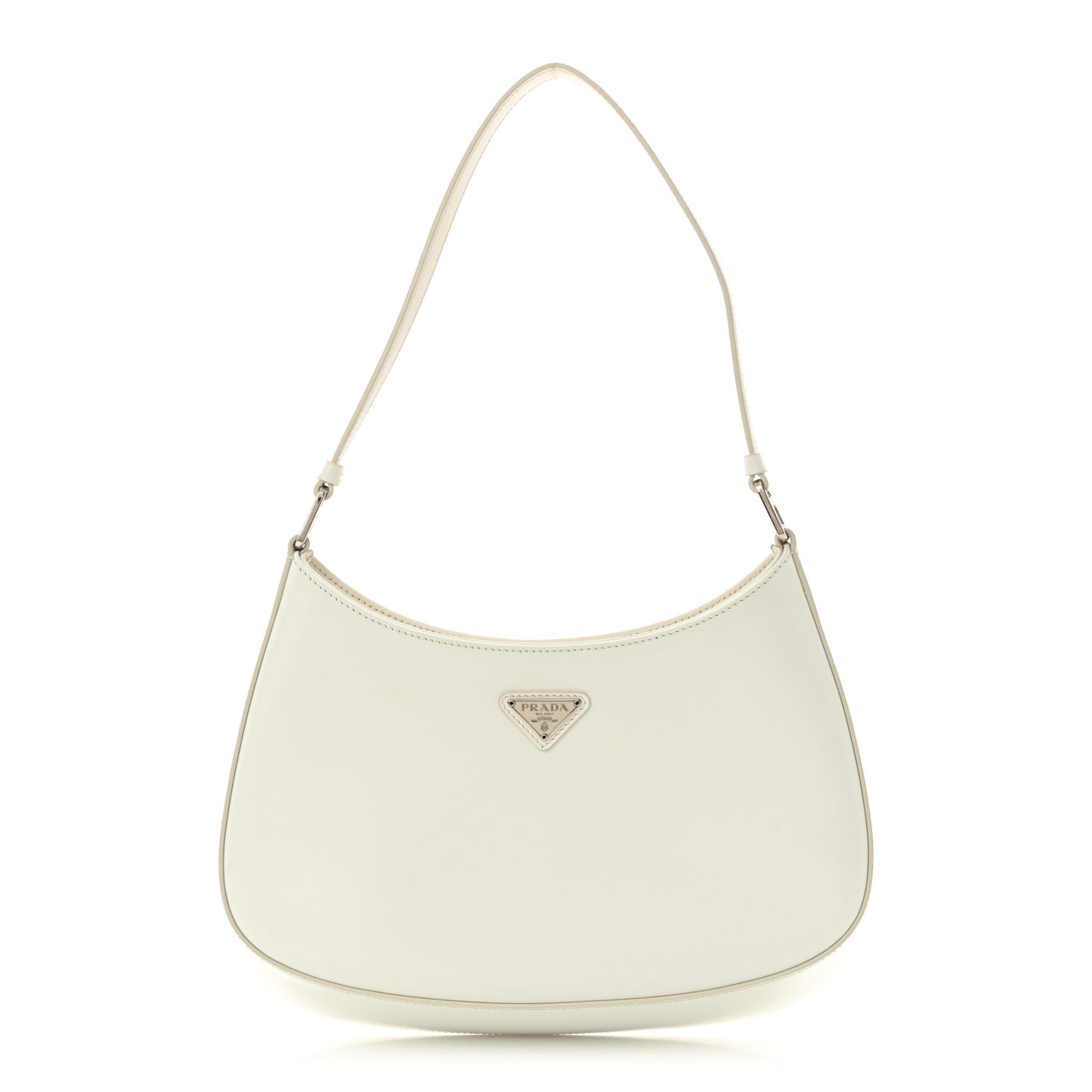 Spazzolato Cleo Shoulder Bag White