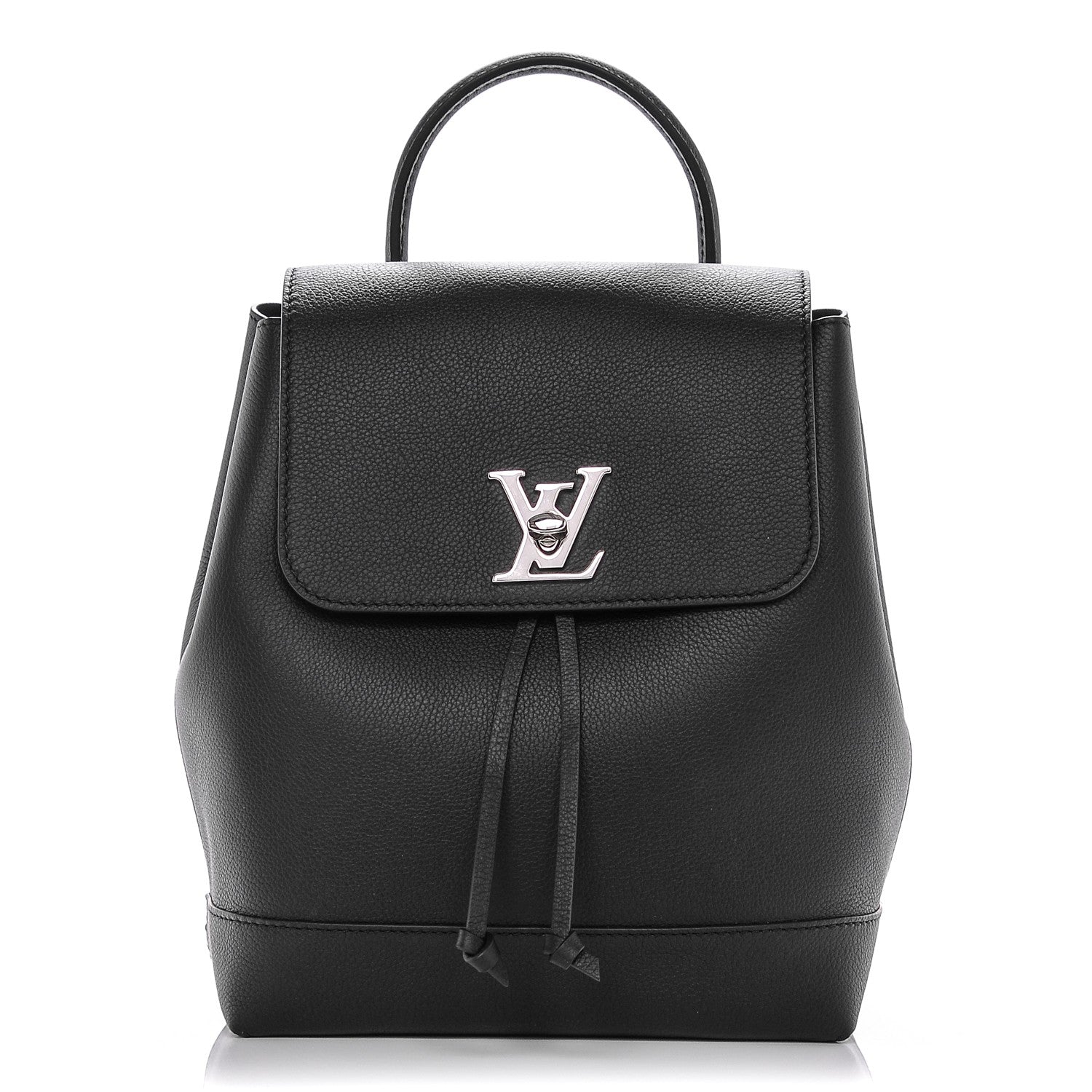 Louis Vuitton Calfskin Lockme Backpack Black 1 of 6