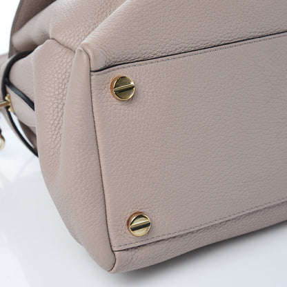 Valentino Garavani Pebbled Calfskin Rockstud Twiny Top Handle Bag Poudre 10 of 11