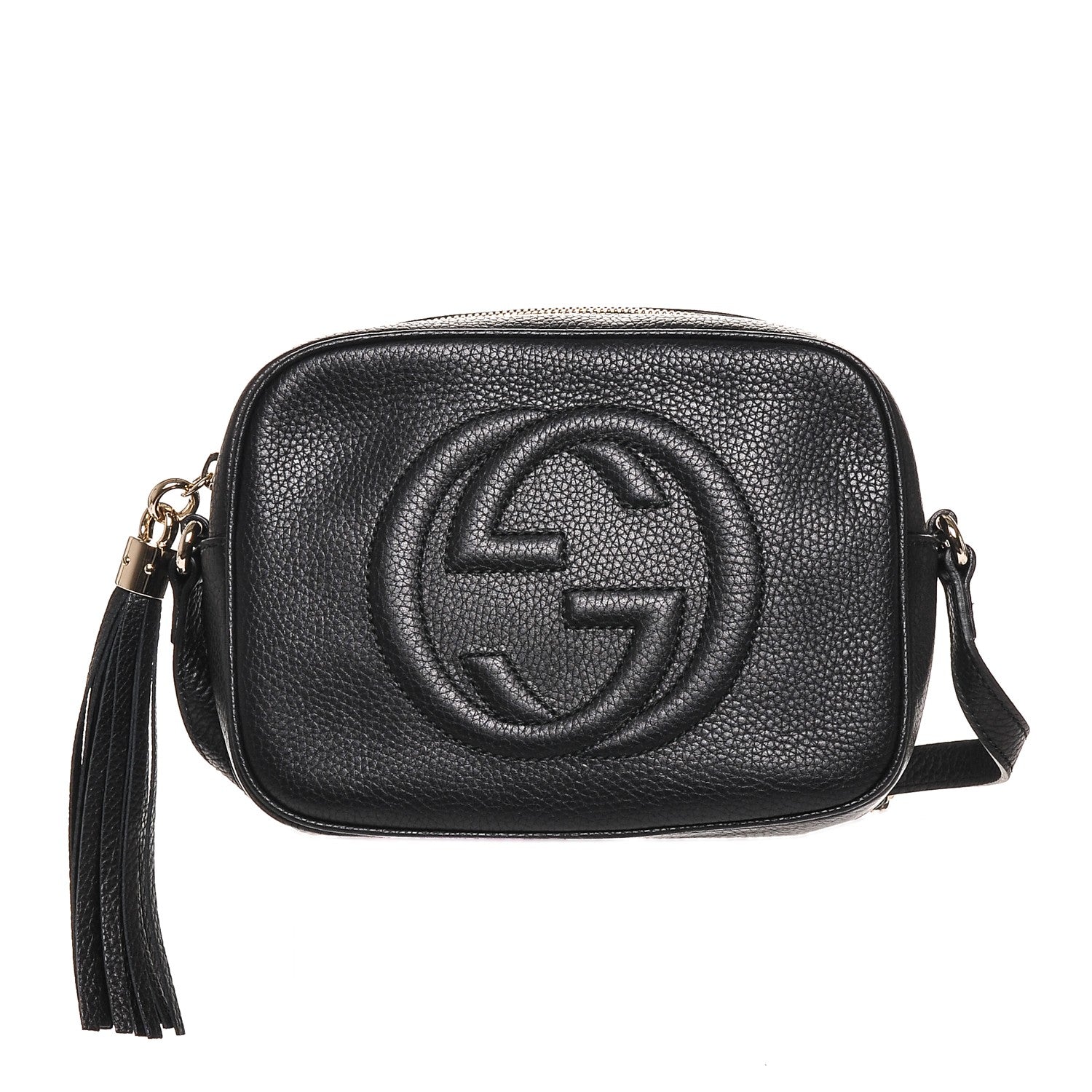 Gucci Pebbled Calfskin Small Soho Disco Bag Black 1 of 6