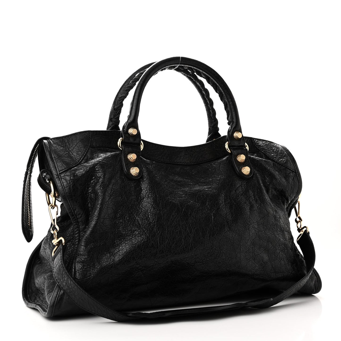 Agneau Giant 12 Gold Hardware City Black