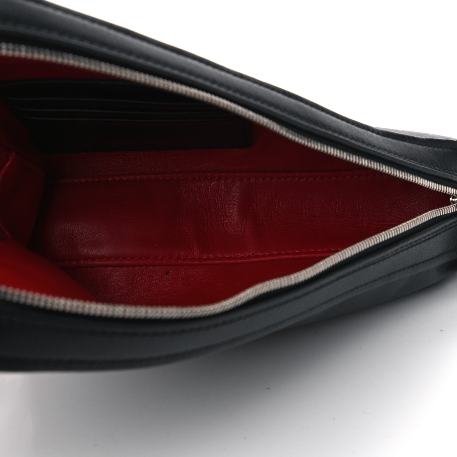 Balenciaga Calfskin M Triangle Pouch Black 4 of 4