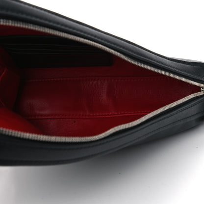 Balenciaga Calfskin M Triangle Pouch Black 4 of 4