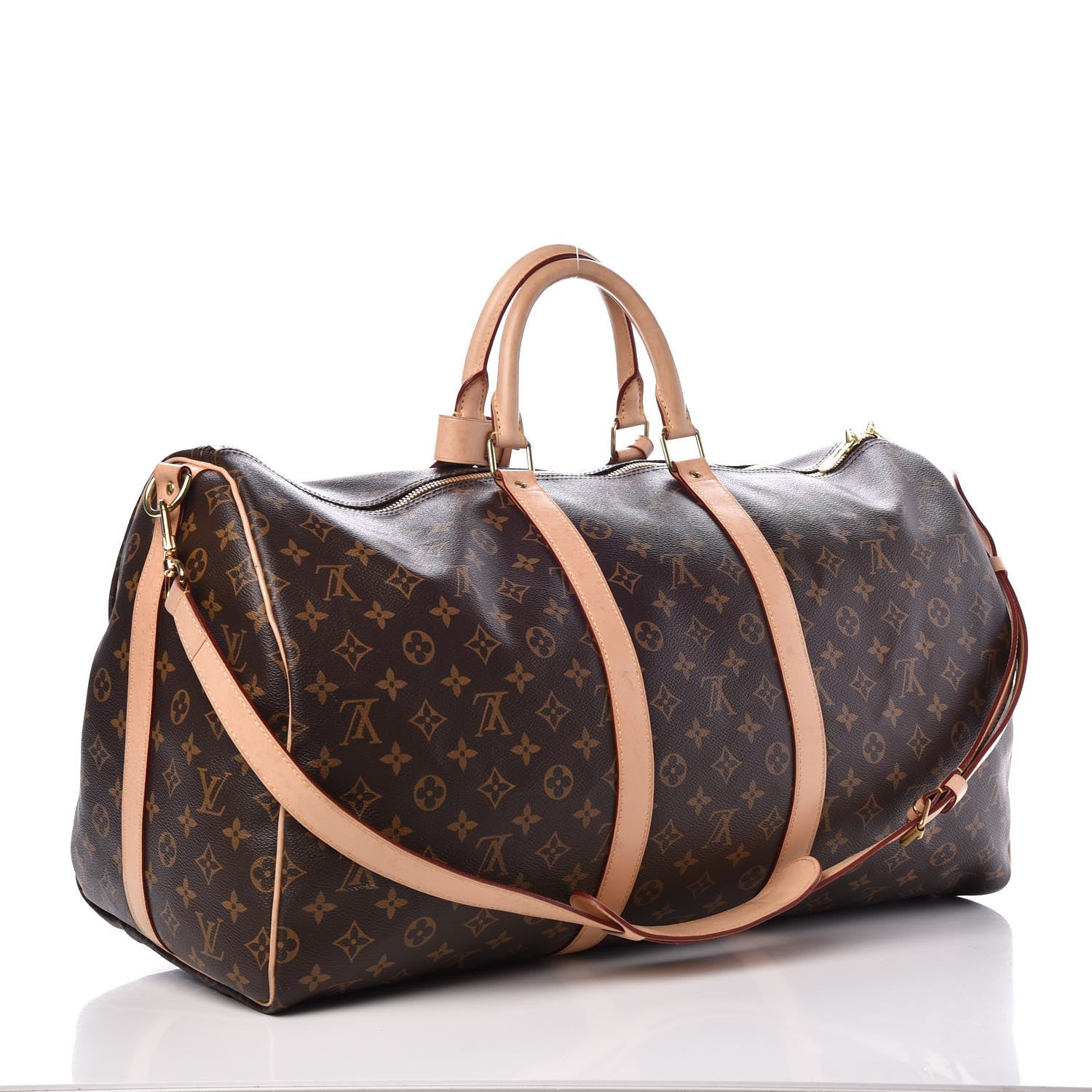 Louis Vuitton Monogram Keepall Bandouliere 55 4 of 13