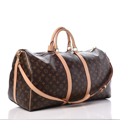 Louis Vuitton Monogram Keepall Bandouliere 55 4 of 13