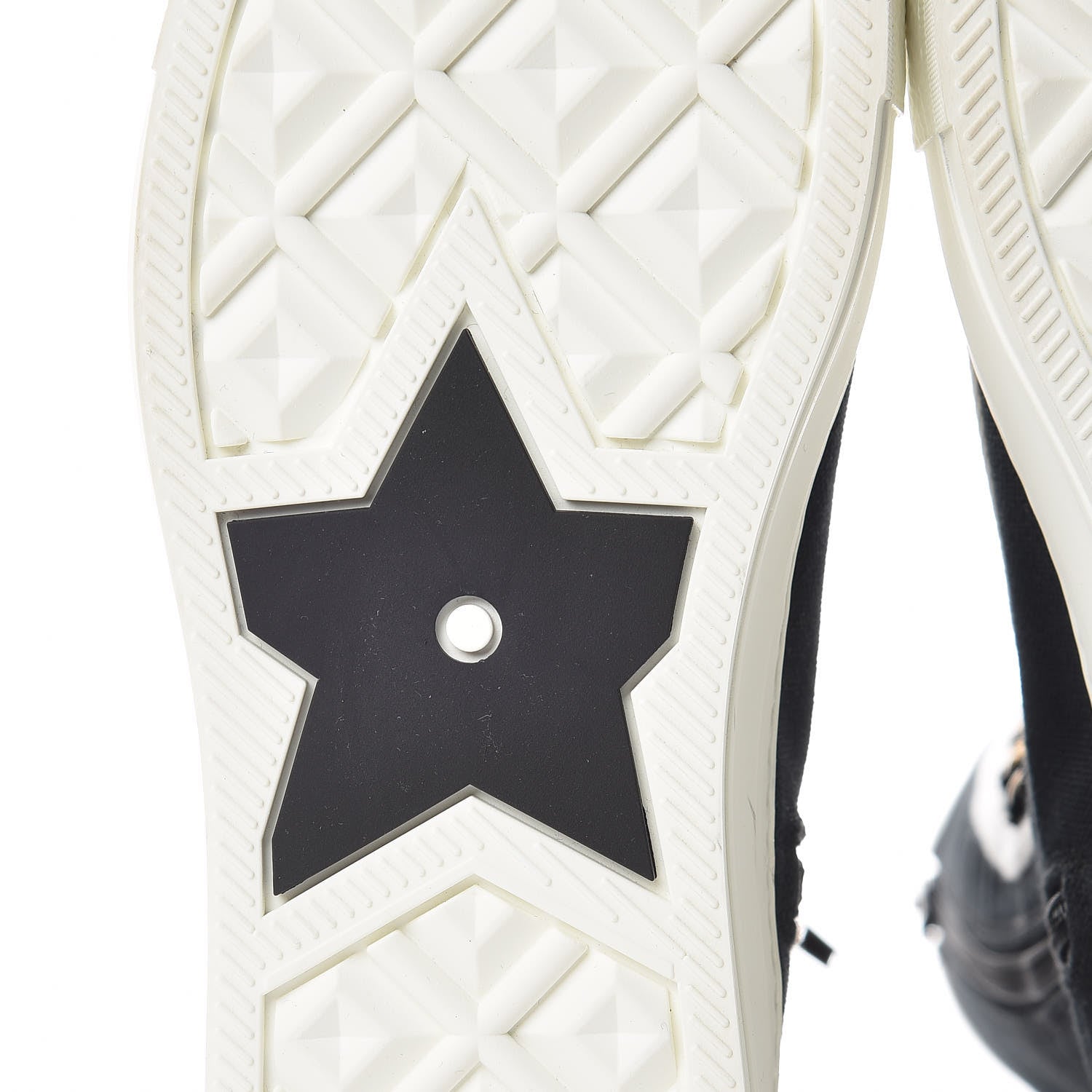 Christian Dior Canvas Walk'n Dior Sneakers Boots 36.5 Black White 6 of 8