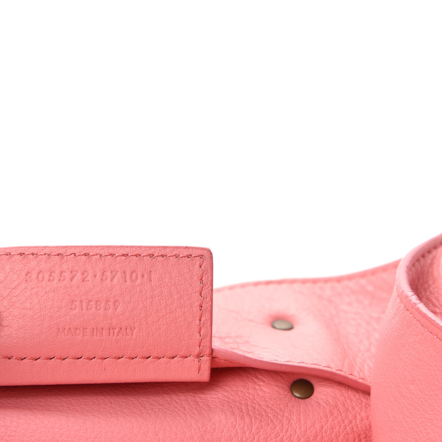 Veau Souple Papier Mini A4 Tote Rose Flamingo