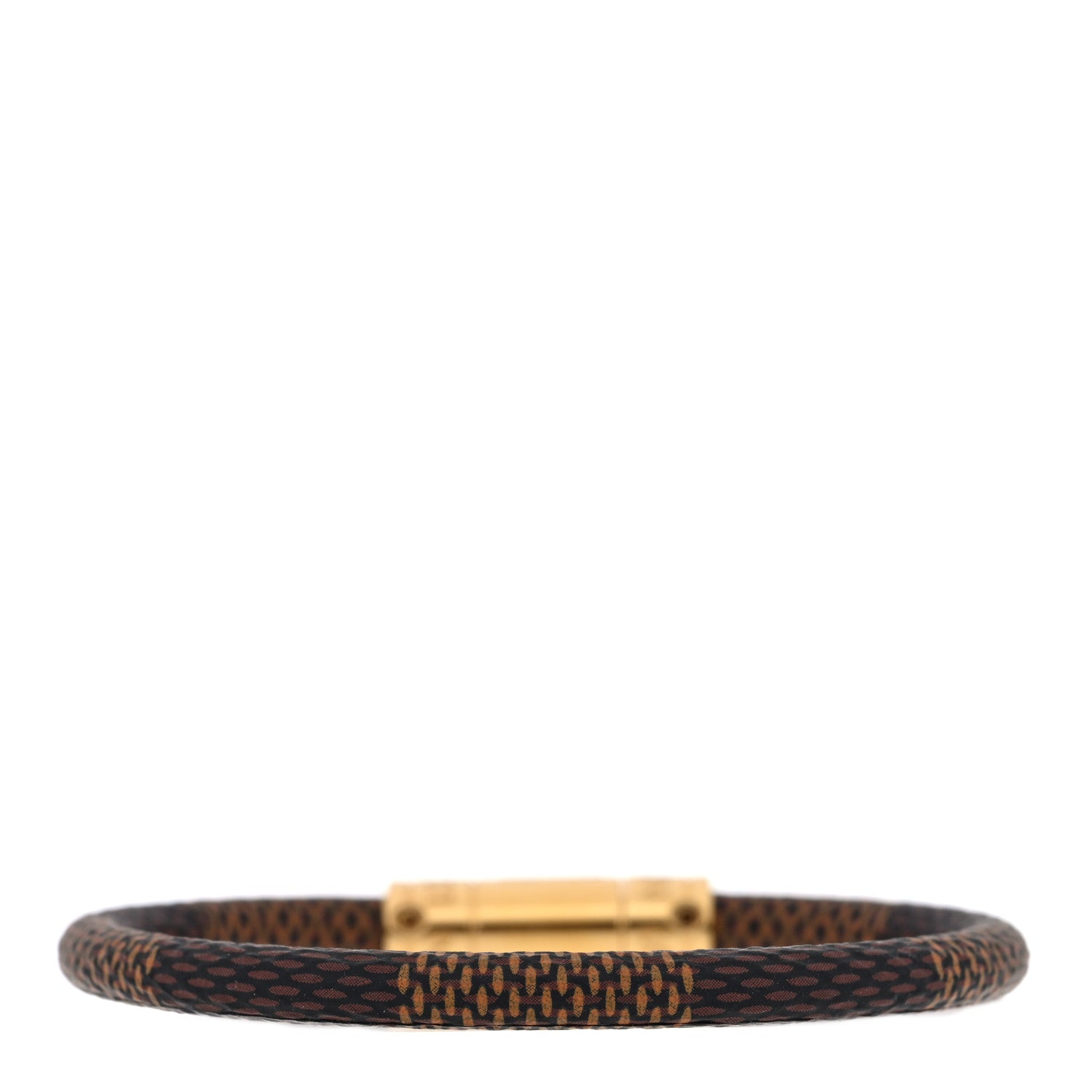 Louis Vuitton Damier Ebene Keep It Bracelet 15 3 of 5