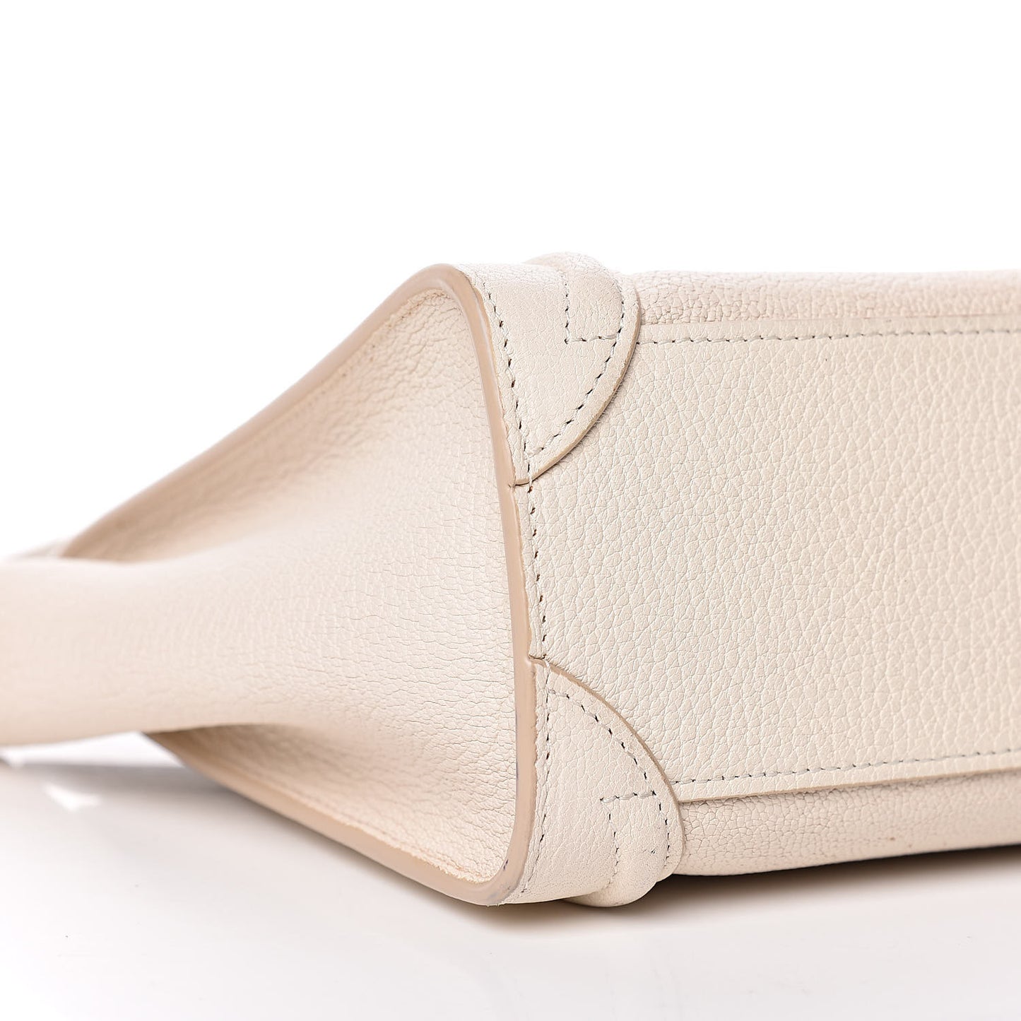 Goatskin Nano Luggage White