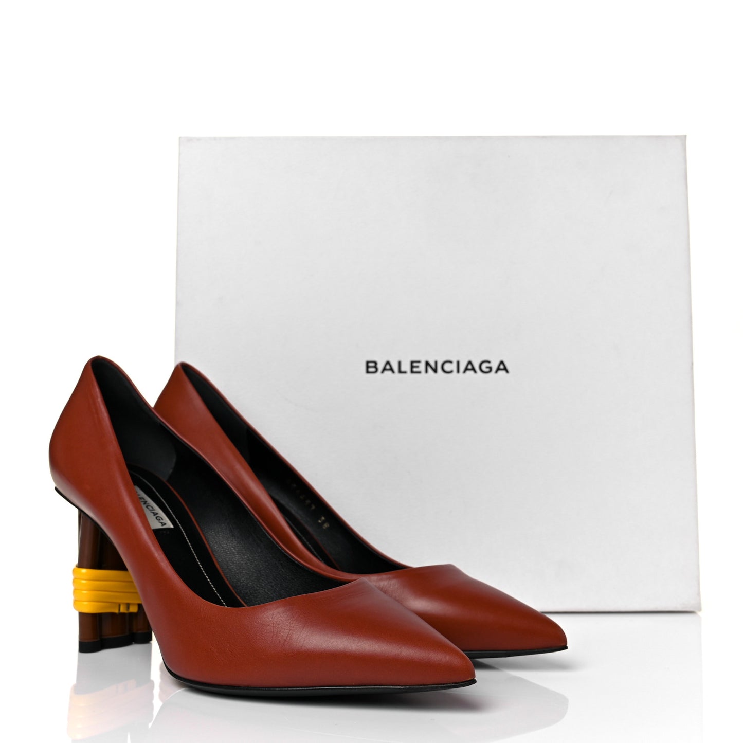 Calfskin Bistrot Pumps 38 Marron Fauve