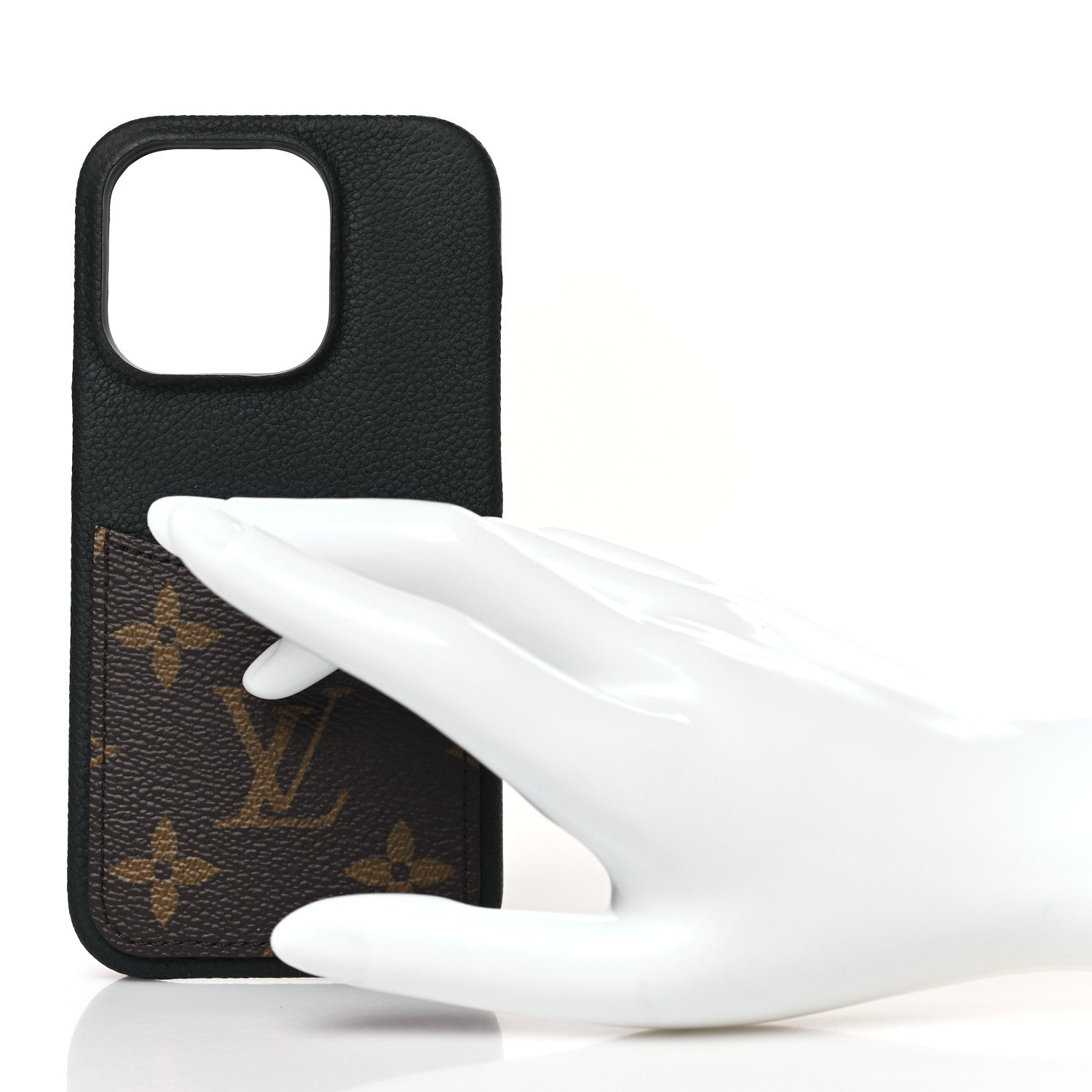 Louis Vuitton Monogram Pallas iPhone 15 Pro Bumper Black 2 of 8