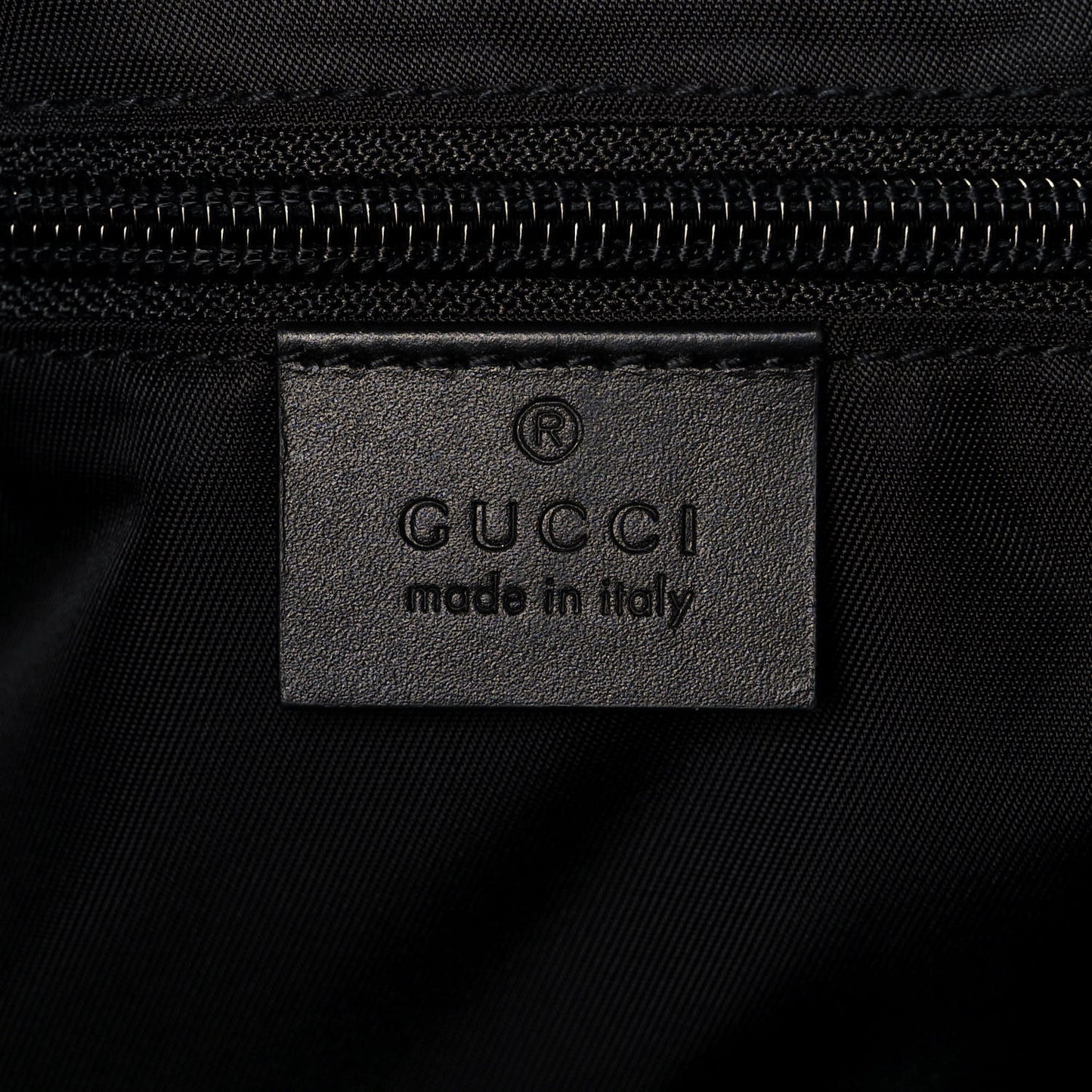 GG Supreme Monogram Web Messenger Bag Black