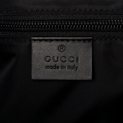 Gucci GG Supreme Monogram Web Messenger Bag Black 6 of 10