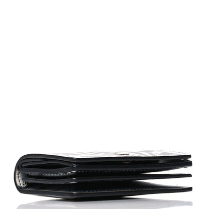 Burberry Calfskin Zebra Wallet on Chain Black White 4 of 11