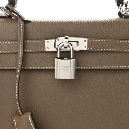 Hermes Epsom Kelly Sellier 25 Etoupe 8 of 10