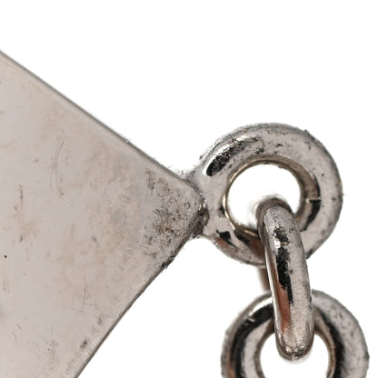 Chanel Crystal CC No 5 Star Drop Earrings Silver 6 of 7