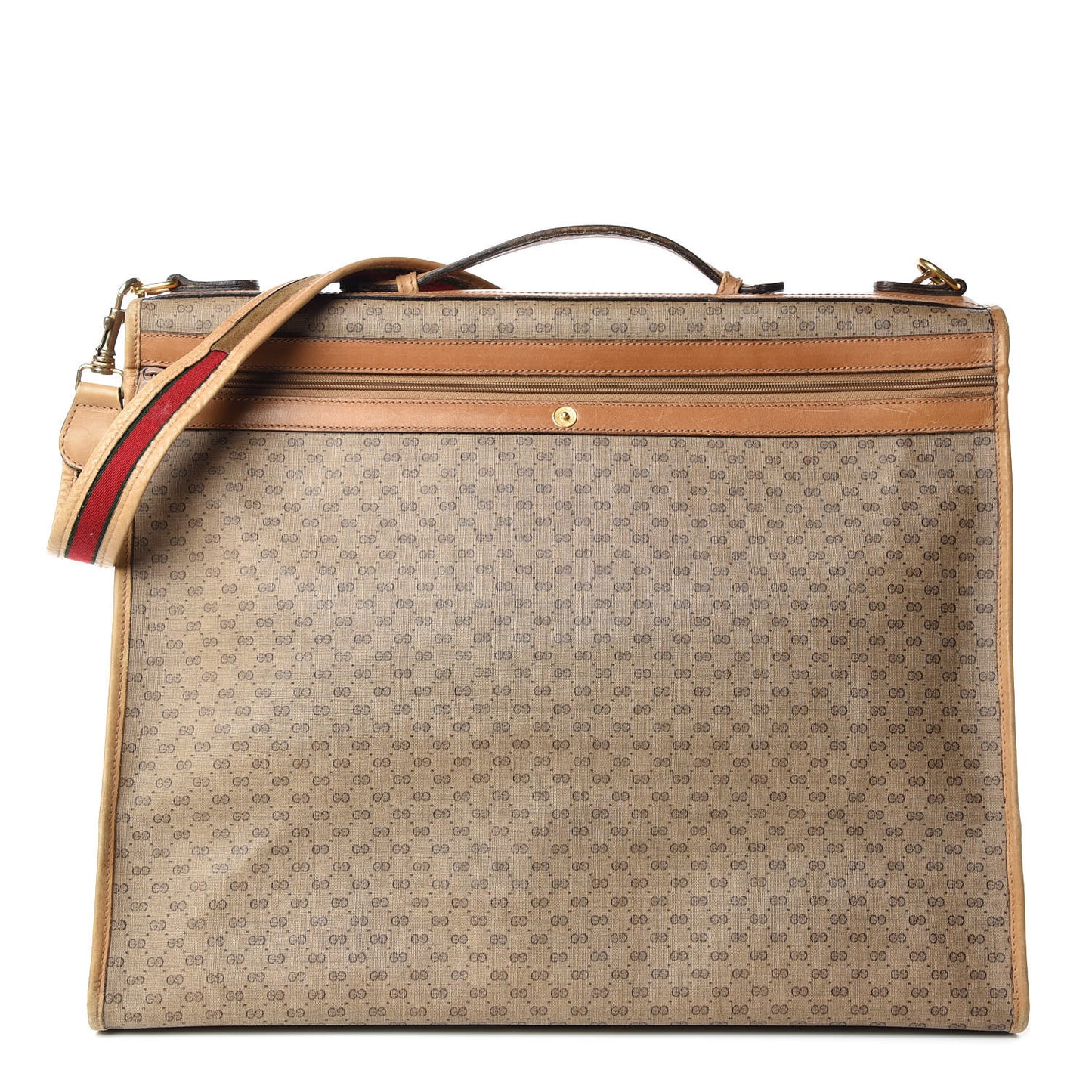 Coated Canvas Monogram Travel Bag