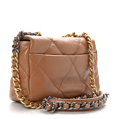 Chanel Lambskin Quilted Medium Chanel 19 Flap Brown 3 of 9