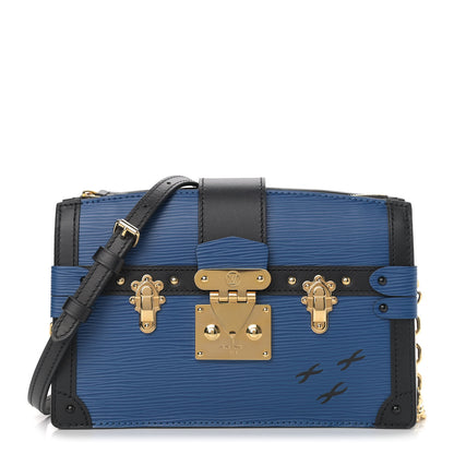 Louis Vuitton Epi Trunk Clutch Blue 1 of 8