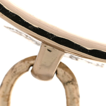 Chanel Crystal Pearl Lambskin CC Chain Choker Gold Black Pearly White 6 of 6