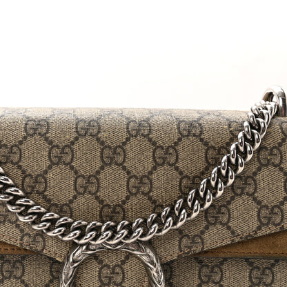 Gucci GG Supreme Monogram Small Dionysus Shoulder Bag Taupe 8 of 10