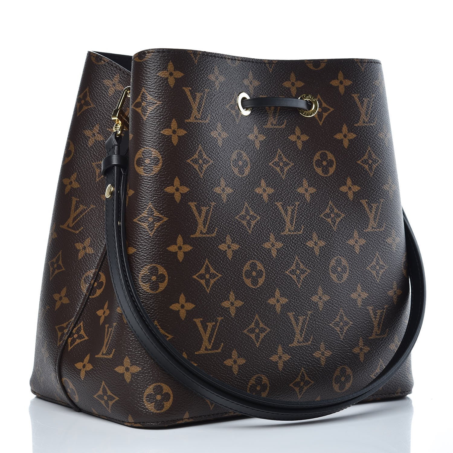 Louis Vuitton Monogram Neonoe MM Black 3 of 7