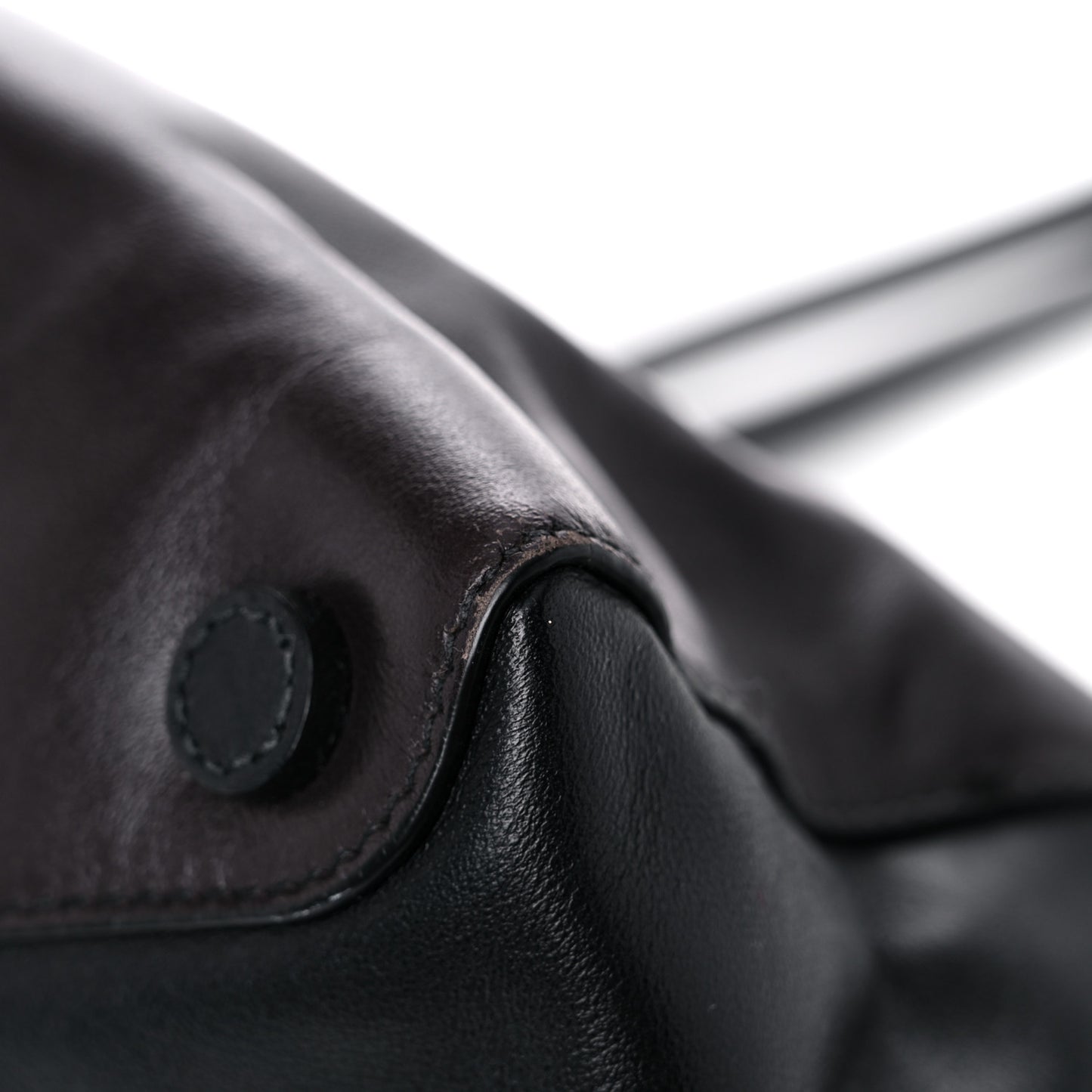 Soft Calfskin Tote Ebano Black