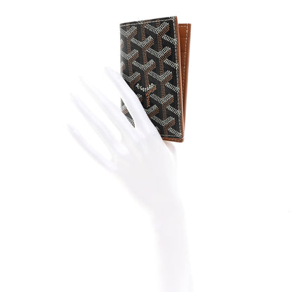 Goyard Goyardine Saint Pierre Card Holder Black Gold 2 of 7