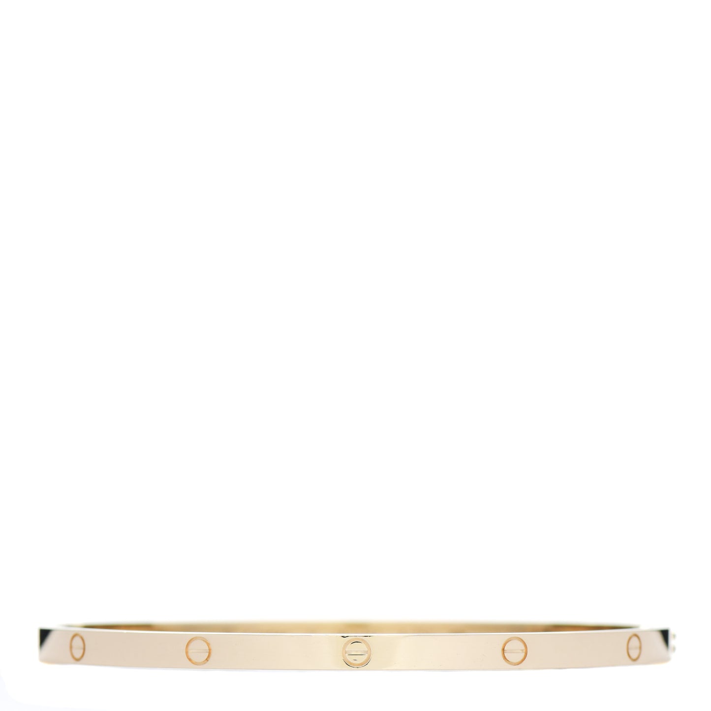 18K Yellow Gold Small LOVE Bracelet 19