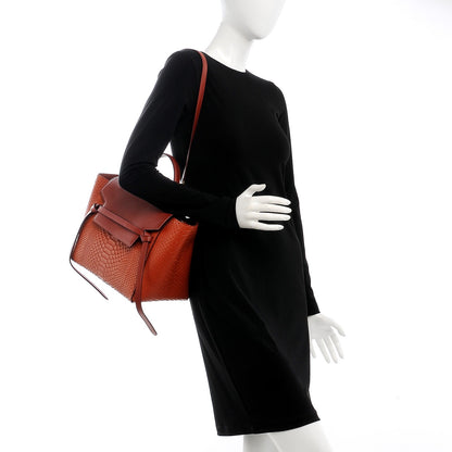 Celine Python Mini Belt Bag Red Ochre 2 of 8