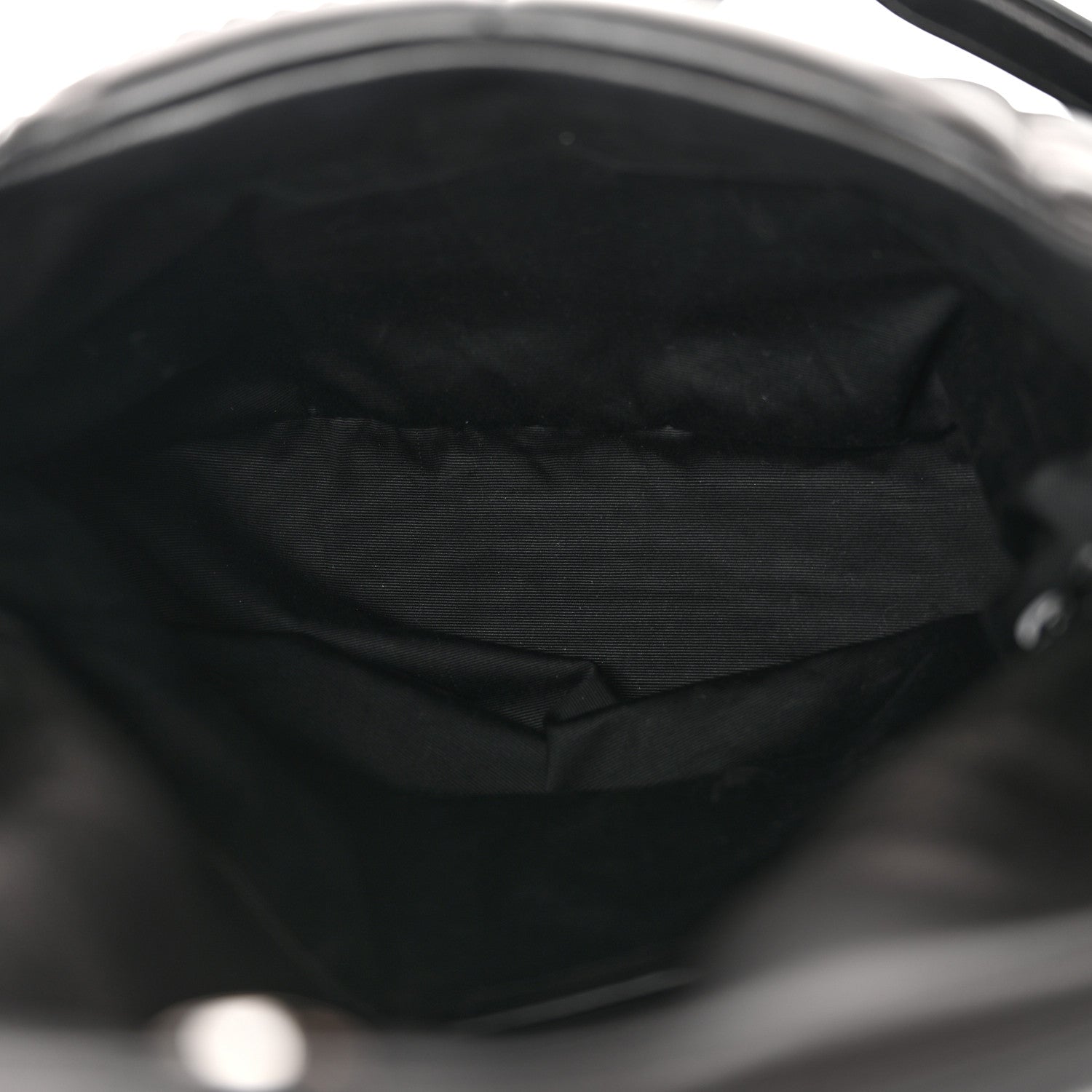 Saint Laurent Lambskin Quilted Monogram Monochrome Medium Loulou Puffer Chain Satchel Black 5 of 17