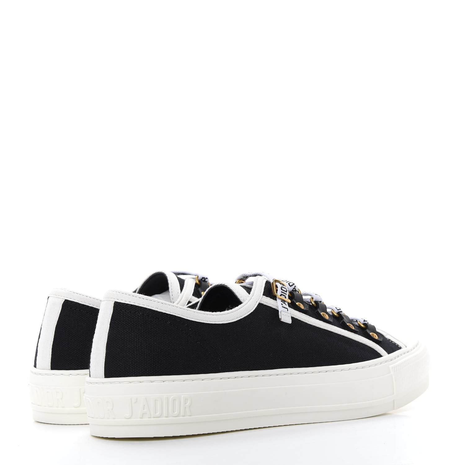 Christian Dior Canvas Walk'N'Dior Low Top Sneakers 38 Navy 4 of 10