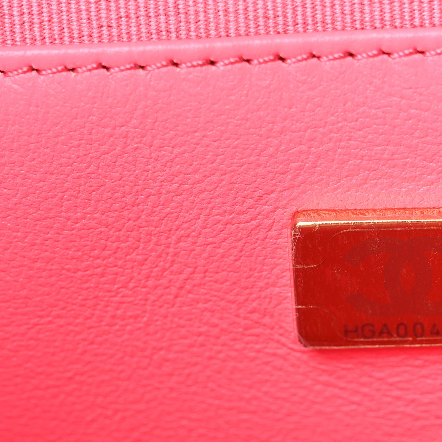 Lambskin Quilted CC In Love Heart Bag Pink