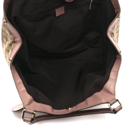 Gucci Monogram Large Sukey Tote Pink 4 of 17