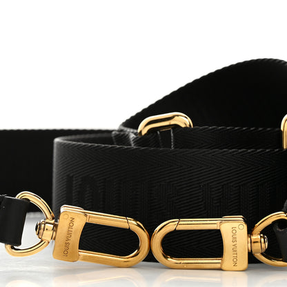 Louis Vuitton Nylon Petite Malle Souple Shoulder Strap Black 4 of 4