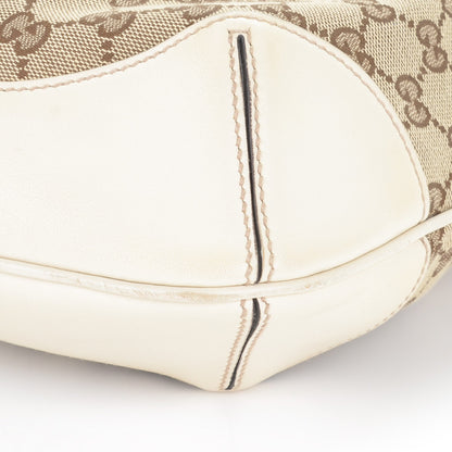 Gucci Monogram Medium Peggy Bamboo Top Handle Bag Off White 7 of 9