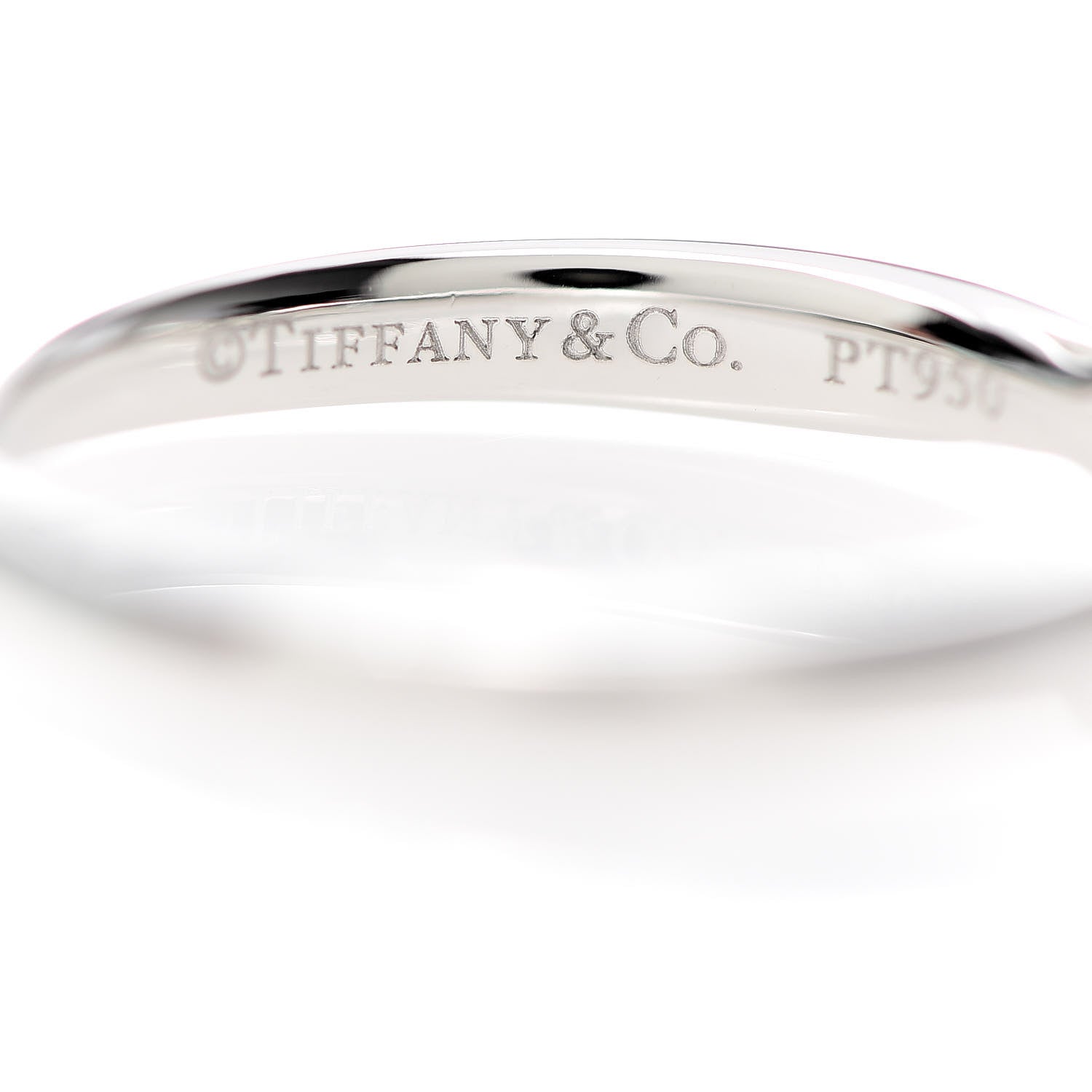 Tiffany Platinum Diamond .18ct Harmony Solitaire Engagement Ring 52 6 4 of 9