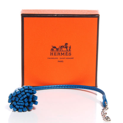 Hermes Milo Lambskin Notebook Page Marker Carmencita GM Bleu Izmir 3 of 4